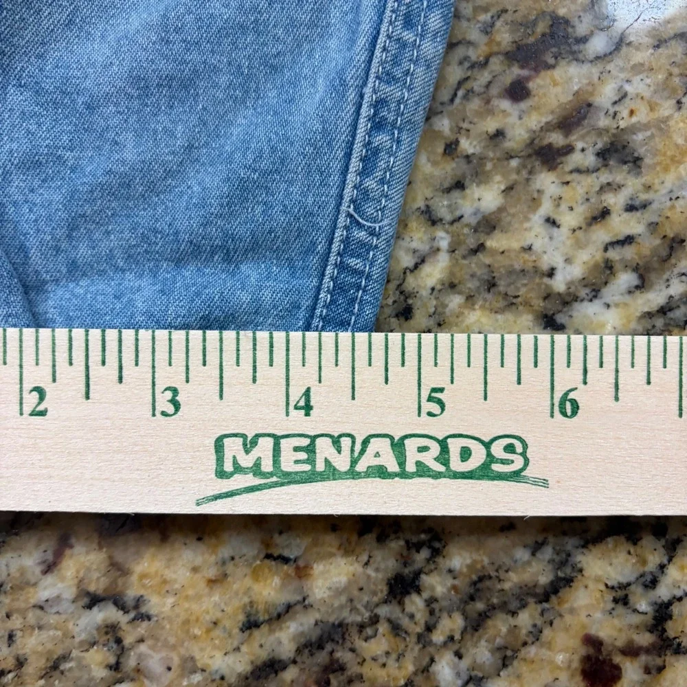 Old Navy Baby Boy Denim Jeans Light Wash Elastic Waist Snap Leg Vintage 12-18M